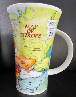 GLEN MAP OF EUROPE - EUROPA BECHER 