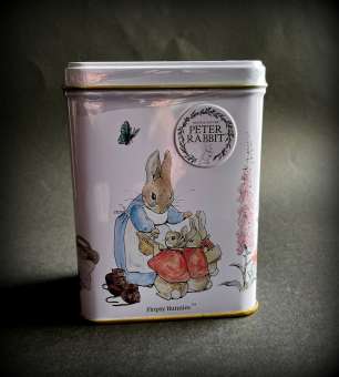 New English Teas - English Afternoon Tea 40 Tea Bags - Beatrix Potter "Peter Rabbit - Flopsy Bunny" Tin 